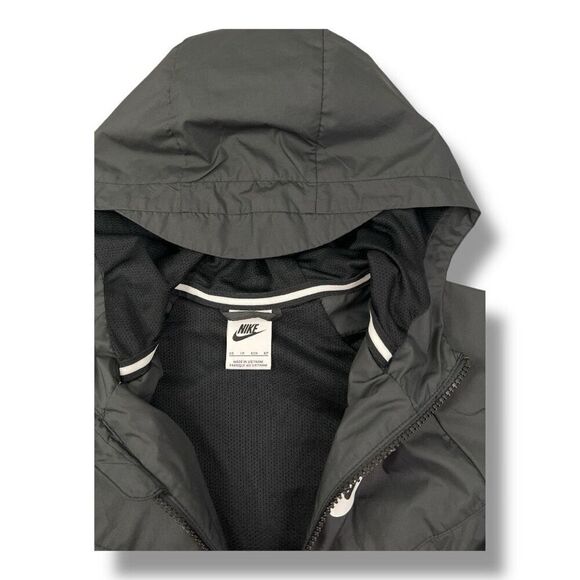 Nike Windrunner Kids Windbreaker Black Jacket Size Extra Small - Picture 5 of 5